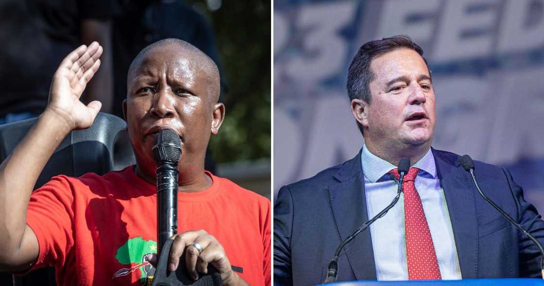 DA leader John Steenhuisen says EFF's Julius Malema is public enemy number one DA leader John Steenhuisen says EFF's Julius Malema is public enemy number one