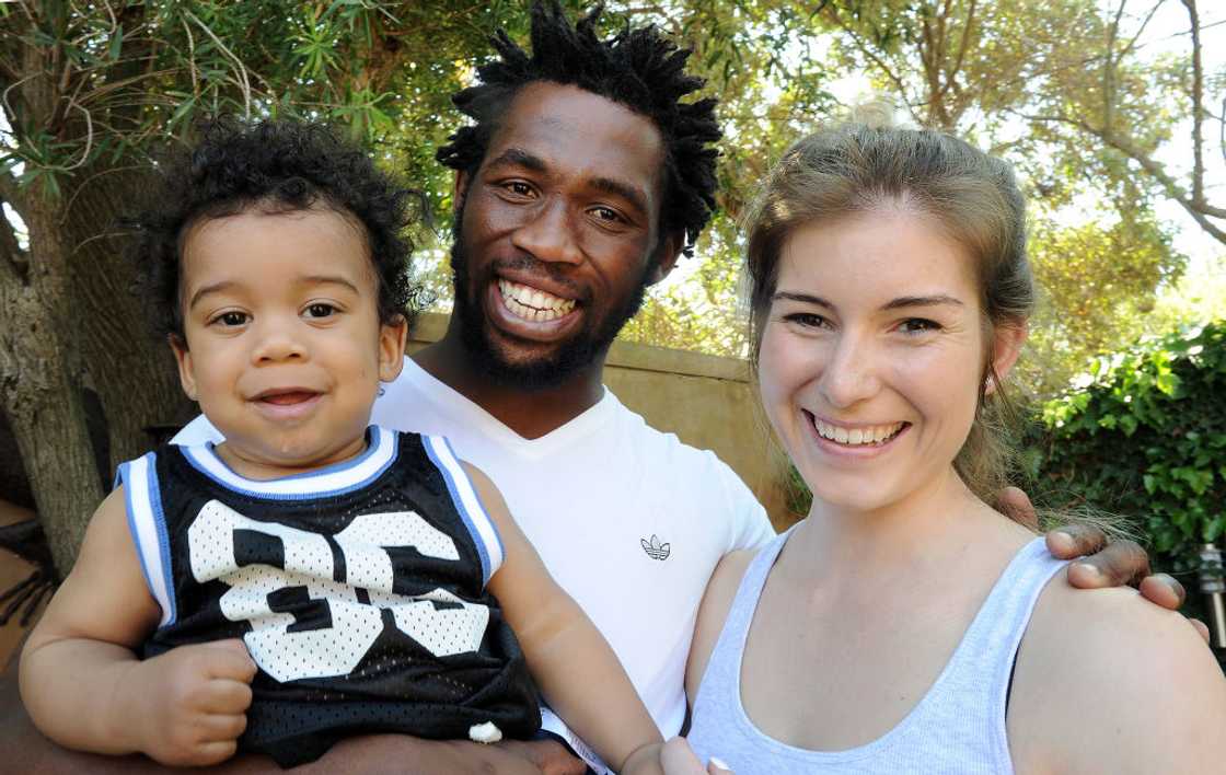 Siya and Rachel Kolisi Siya and Rachel Kolisi