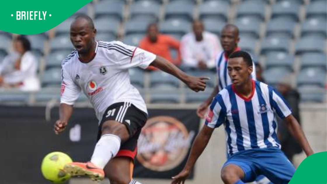 Collins Mbesuma, David Booysen, Absa Premiership, Orlando Pirates, and Maritzburg United. Collins Mbesuma, David Booysen, Absa Premiership, Orlando Pirates, and Maritzburg United.