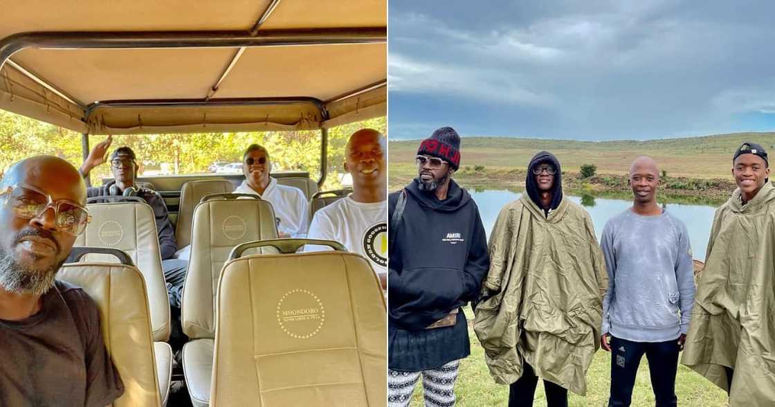 DJ Black Coffee spends some quality time with his family in SA DJ Black Coffee spends some quality time with his family in SA