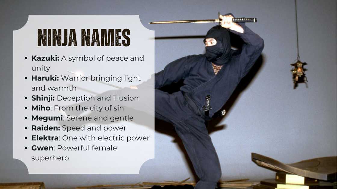 Cool ninja names