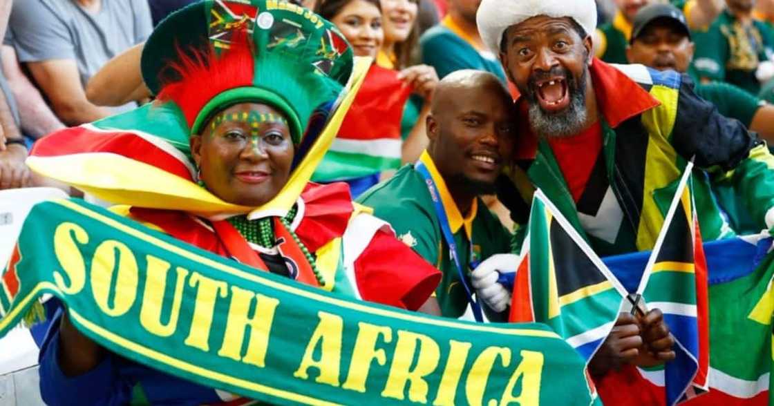 South Africa superfans Mama Joy Chauke and Boy Msila in France for 2023 Rugby World Cup. South Africa superfans Mama Joy Chauke and Boy Msila in France for 2023 Rugby World Cup.