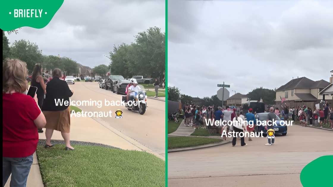 A neighbourhood welcomes home their astronaut, Victor Glover, in viral TikTok video A neighbourhood welcomes home their astronaut, Victor Glover, in viral TikTok video