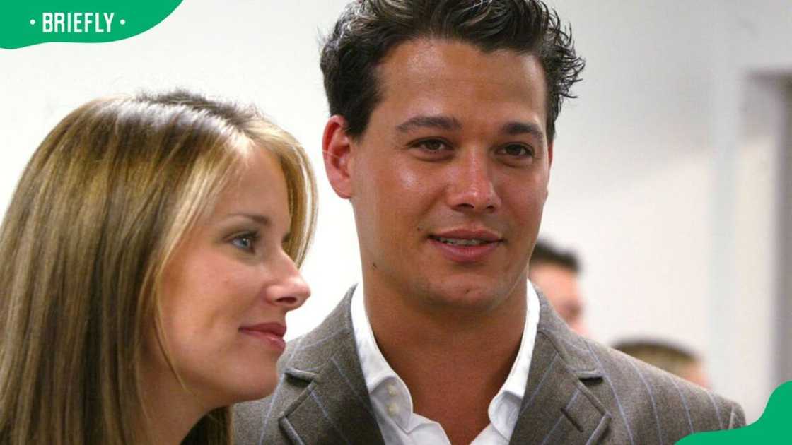 Amber Brkich and Rob Mariano during the 2004 Tommy Hilfiger Fashion Show in Boston Amber Brkich and Rob Mariano during the 2004 Tommy Hilfiger Fashion Show in Boston