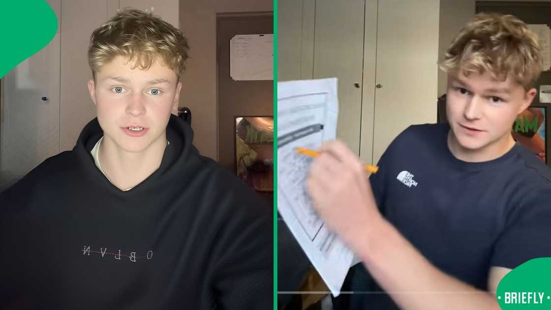 He showed how he used past papers to his advantage and revised what he didn't understand He showed how he used past papers to his advantage and revised what he didn't understand