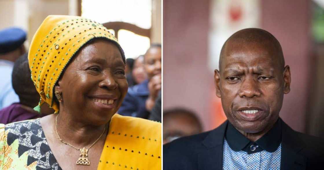 Cogta Minister Nkosazana Dlamini-Zuma And Dr Zweli Mkhize