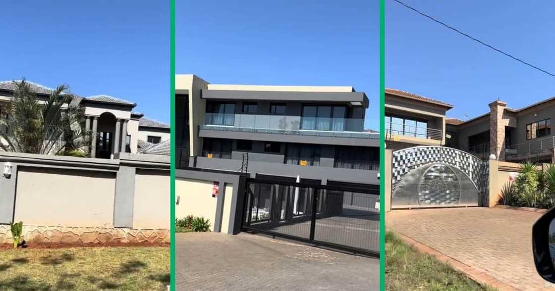 Big houses in a village in Venda, Limpopo