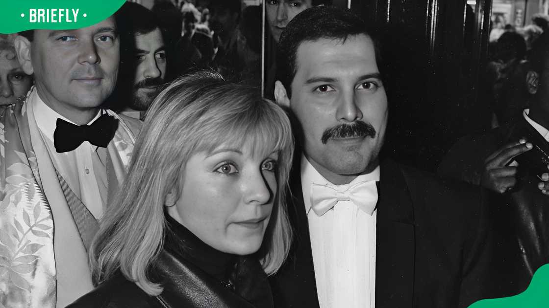 Freddie Mercury and Mary Austin in London