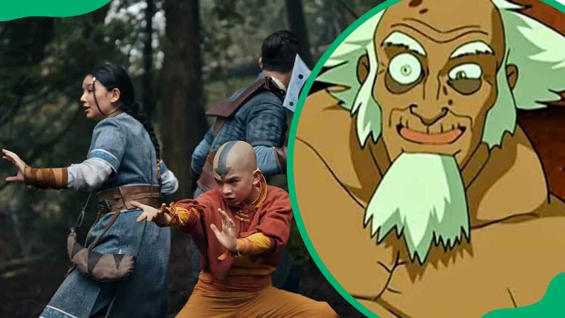 Avatar: The Last Airbender characters in action