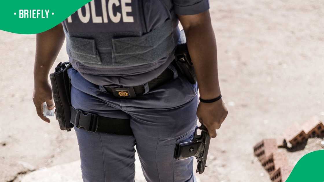 The vagrant was able to disarm the officer The vagrant was able to disarm the officer
