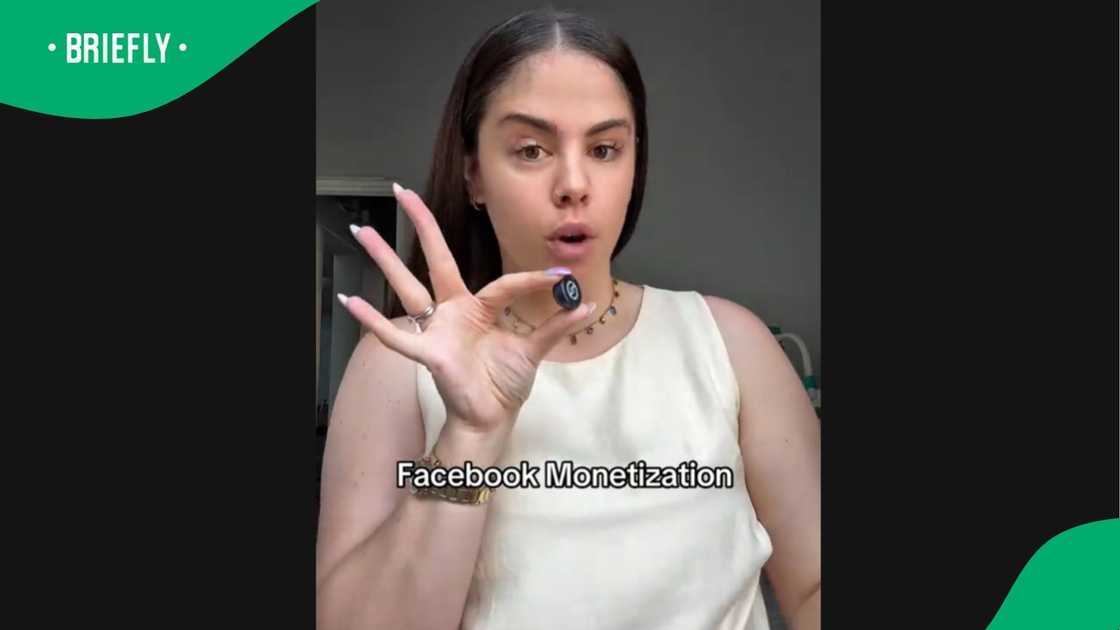 A young woman went viral on TikTok. A young woman went viral on TikTok.