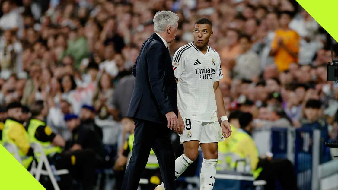 Kylian Mbappe suffered an injury in Real Madrid's clash against Alaves