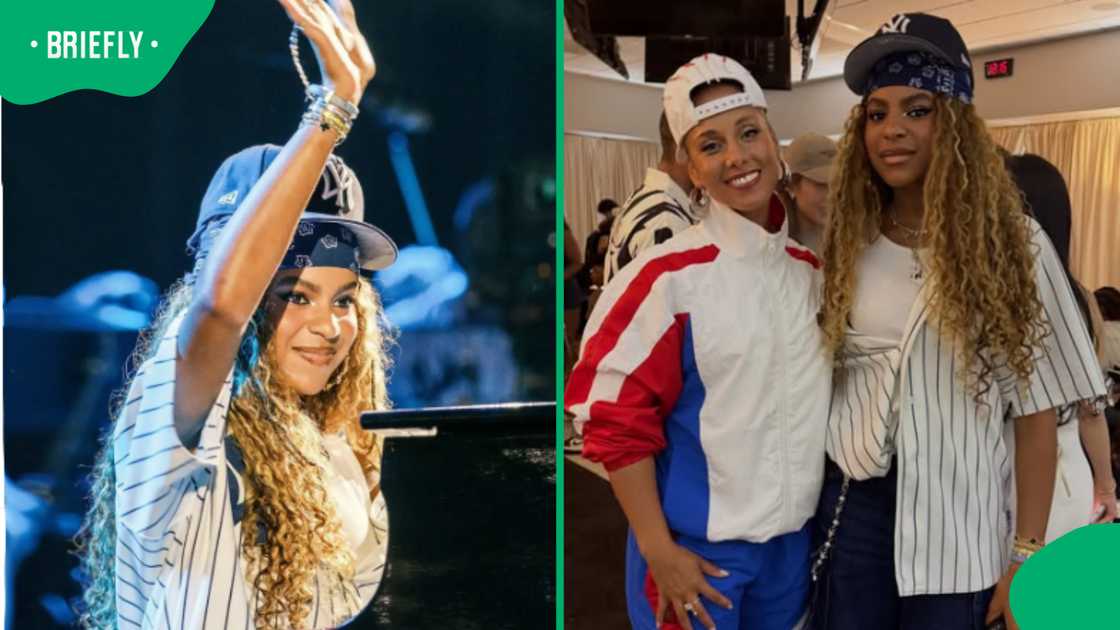 Blue Ivy Carter and Alicia Keys Blue Ivy Carter and Alicia Keys