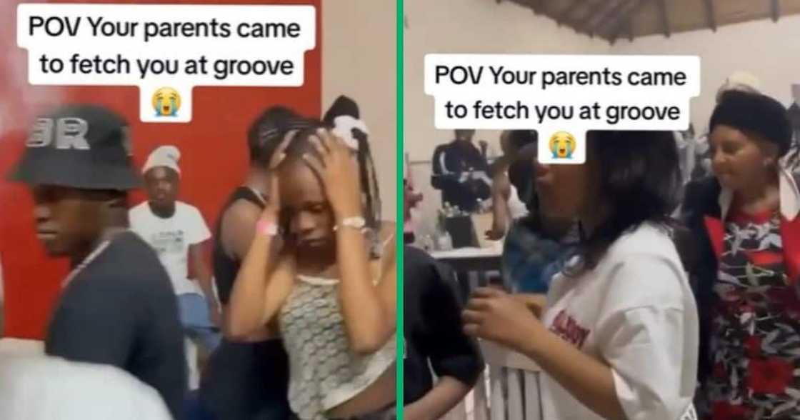 TikTok video of parent fetching daughter at groove TikTok video of parent fetching daughter at groove