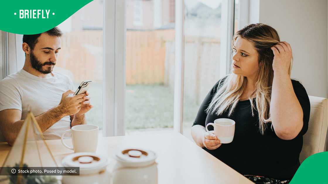 The woman shared the shocking things she experienced with her husband. The woman shared the shocking things she experienced with her husband.