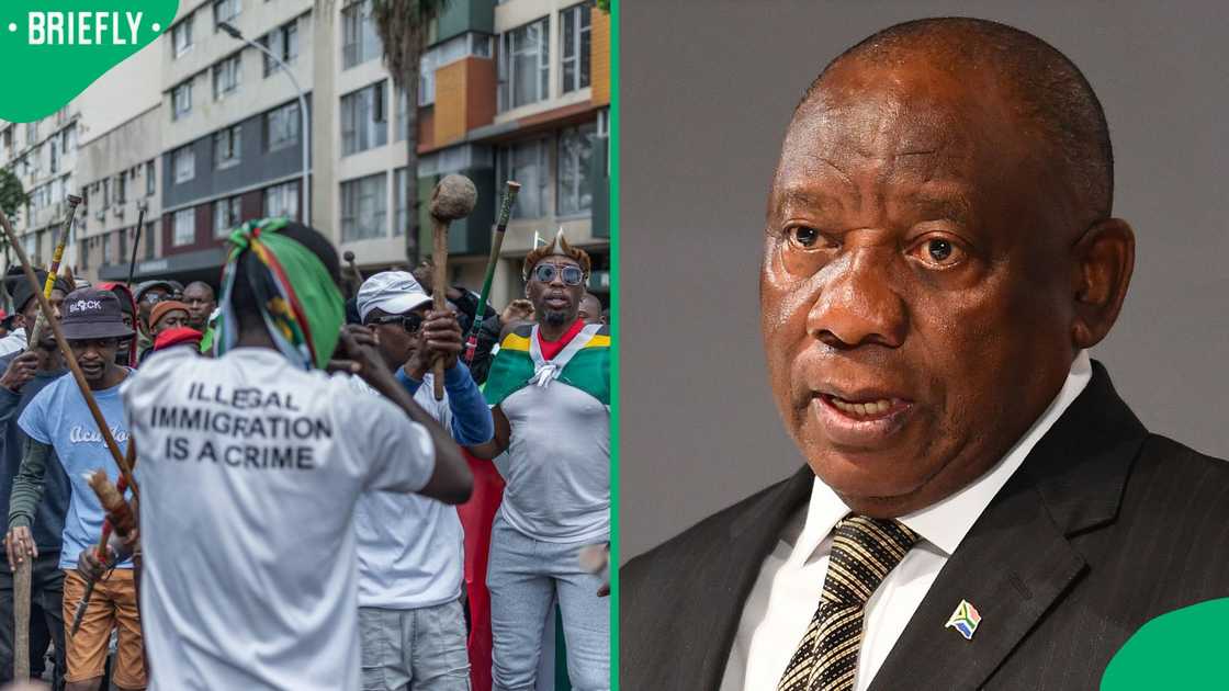 President Cyril Ramaphosa addressed the issue of illegal immigration