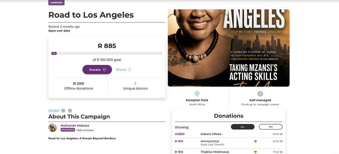 Connie Chiume's daughter is pleading for donations Connie Chiume's daughter is pleading for donations