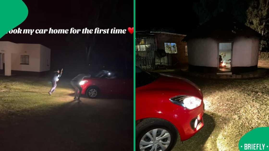 The emotional video that went viral depicted a woman surprising her family with a brand-new red Suzuki Swift