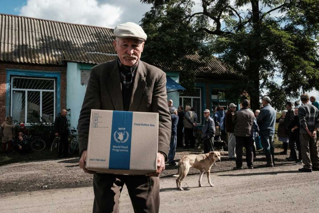 The Russian invasion fell short of Lebyazhe but the frontline village bears the scars of shelling The Russian invasion fell short of Lebyazhe but the frontline village bears the scars of shelling