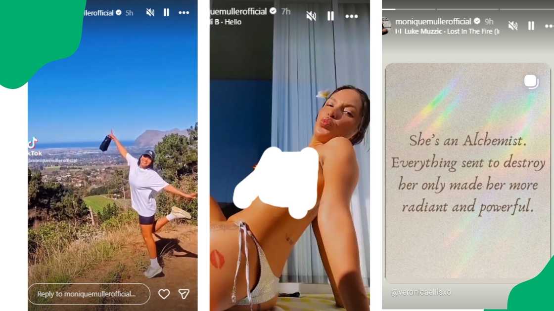 Katlego Maboe's ex-lover Monique Muller returns to social media