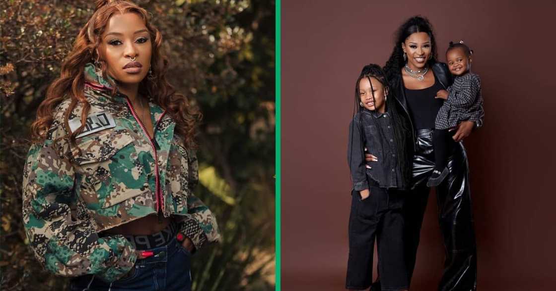 DJ Zinhle, Kairo Forbes and Asante Mahosana DJ Zinhle, Kairo Forbes and Asante Mahosana