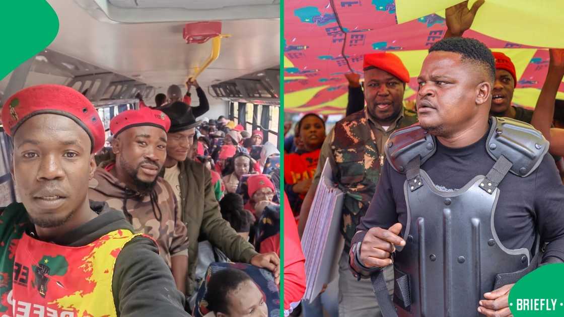 The EFF are unhappy with Kleinfontein The EFF are unhappy with Kleinfontein