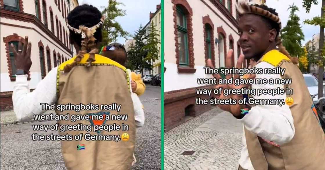 SA man in Germany SA man in Germany