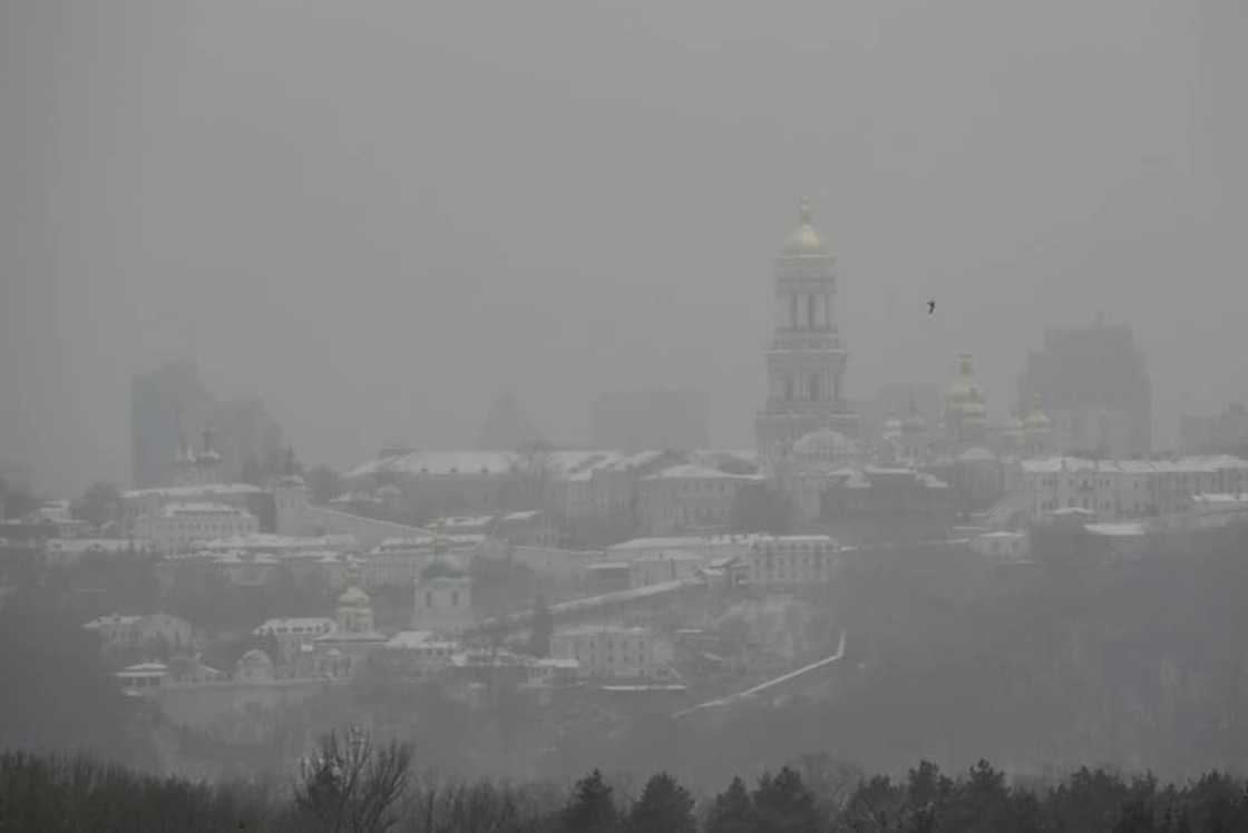 The Kyiv Pechersk Lavra monastery on November 17