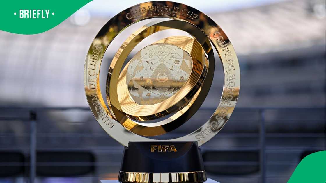 Trophy detail ahead of LAFC vs Sporting KC match Trophy detail ahead of LAFC vs Sporting KC match