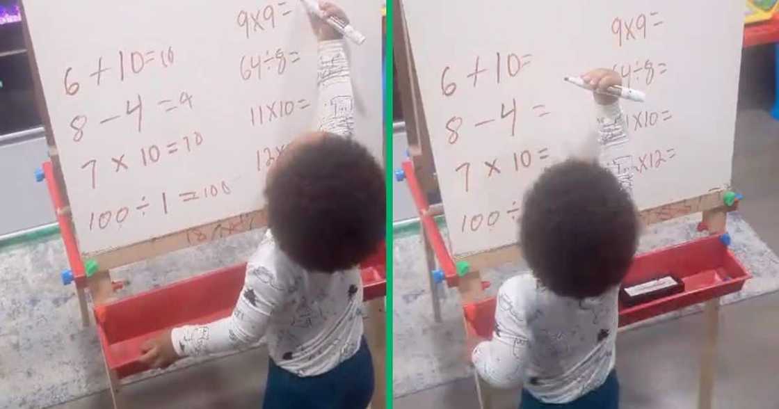 2-year-old does division and multiplication. 2-year-old does division and multiplication.