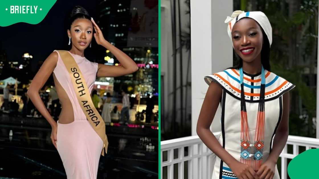 Boitshepo Lamola represents South Africa at Miss Grand International.