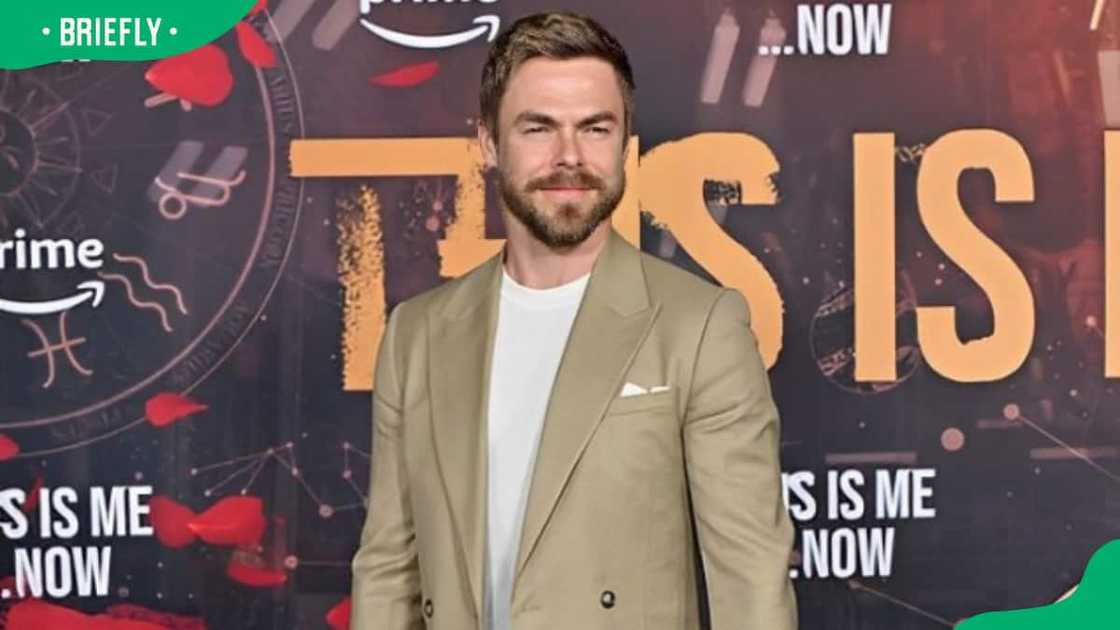 Derek Hough during the Los Angeles Premiere of Amazon MGM Studios "This Is Me...Now: A Love Story" Derek Hough during the Los Angeles Premiere of Amazon MGM Studios "This Is Me...Now: A Love Story"