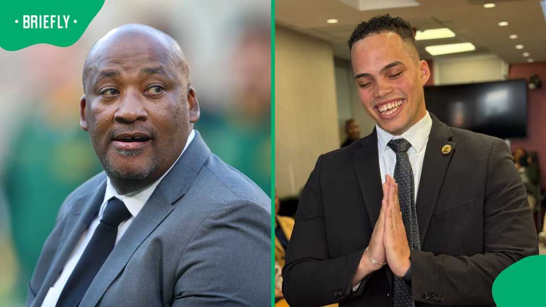Patriotic Alliance President Gayton McKenzie discussed Liam Jacobs, who recently joined his party Patriotic Alliance President Gayton McKenzie discussed Liam Jacobs, who recently joined his party