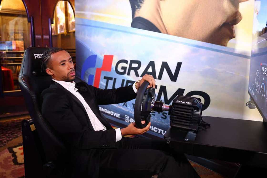 Jann Mardenborough at Gran Turismo film premiere Jann Mardenborough at Gran Turismo film premiere