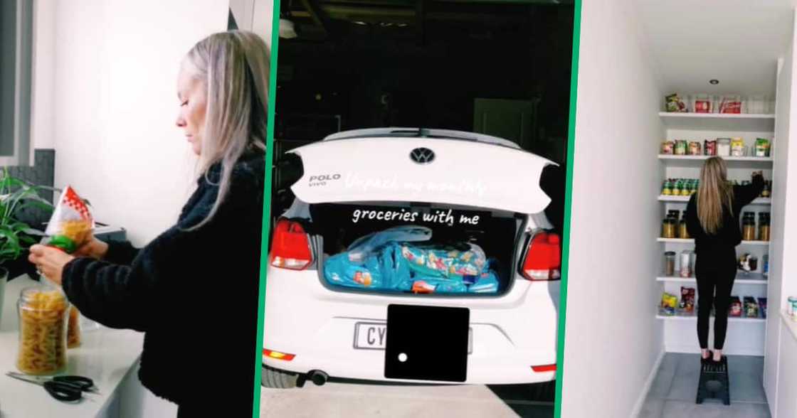 Grocery haul video on TikTok Grocery haul video on TikTok