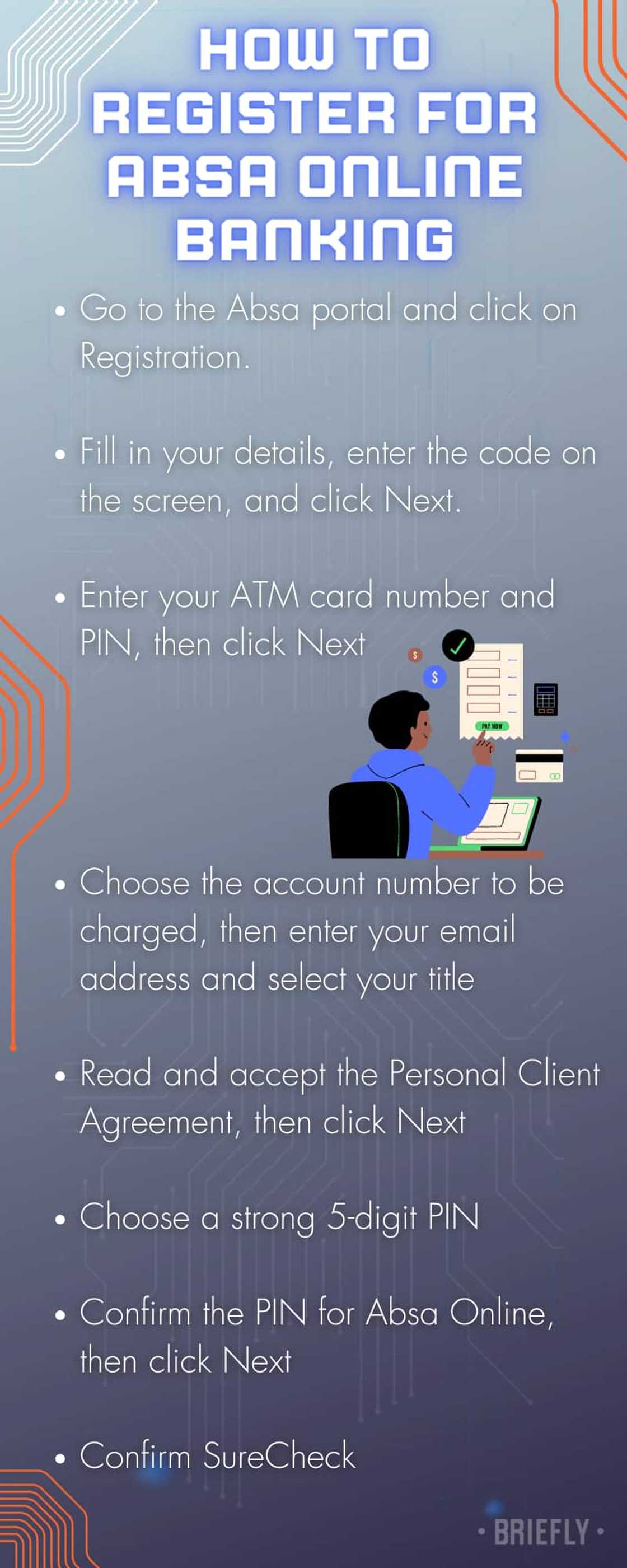 How to register for Absa online banking