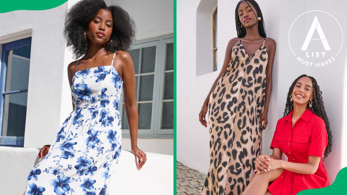 Models posing in Ackermans clothing Models posing in Ackermans clothing