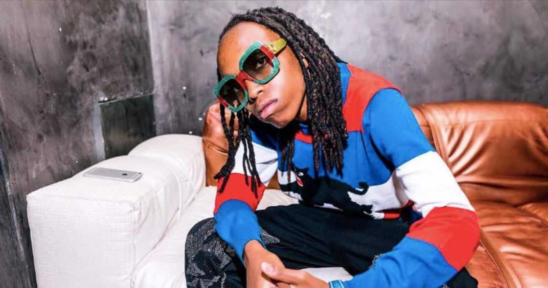 Robbie Malinga Junior shops in Versace store Robbie Malinga Junior shops in Versace store