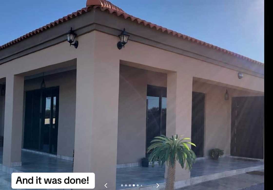 A woman built her mom a stunning house. A woman built her mom a stunning house.