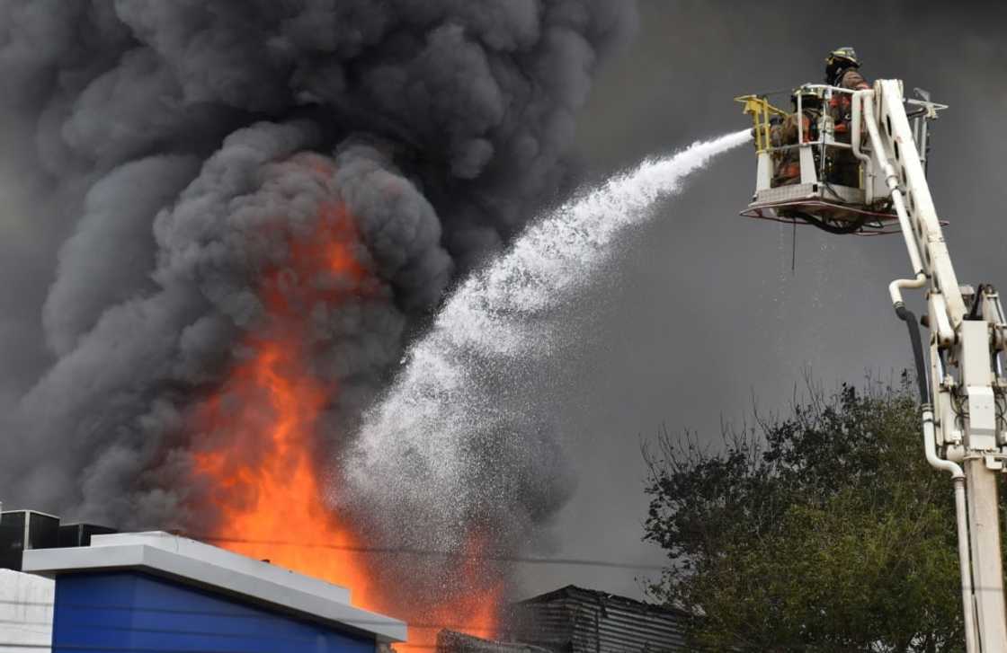 More than 300 personnel were deployed to Paraguay's Superior Court of Elections to fight the flames, which were brought under control after six hours