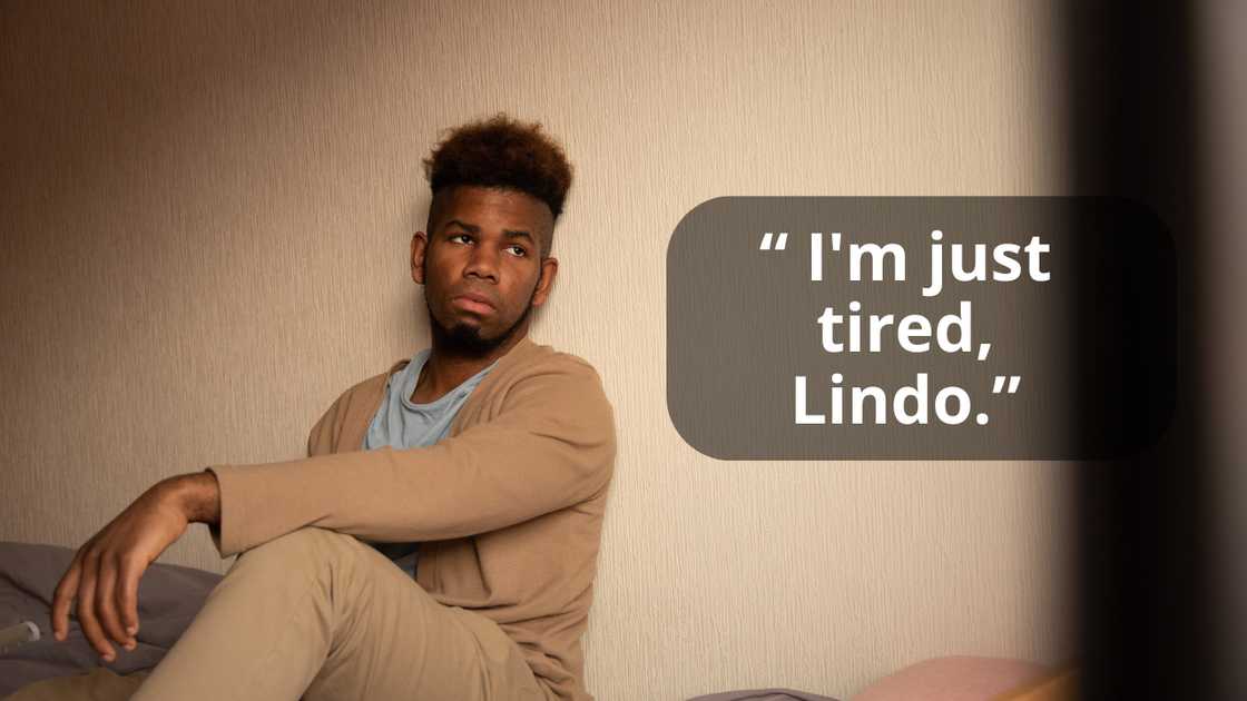 A tired student A tired student