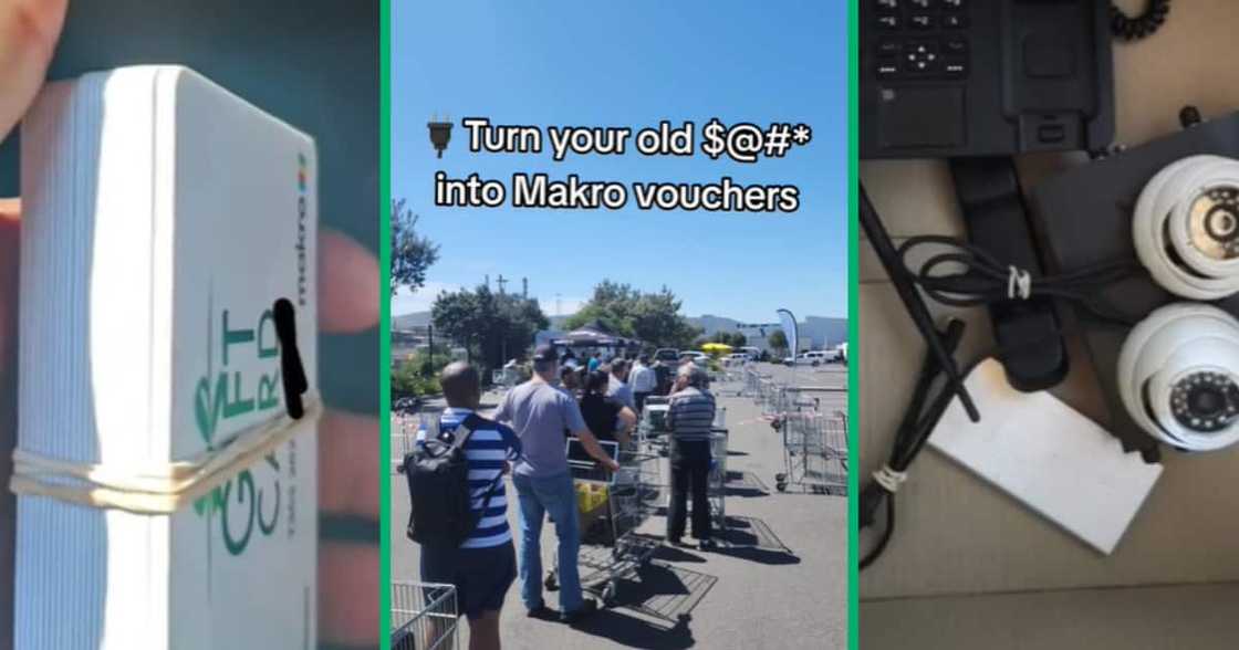 Macro, recycling, TikTok video, South Africa, electronics Macro, recycling, TikTok video, South Africa, electronics