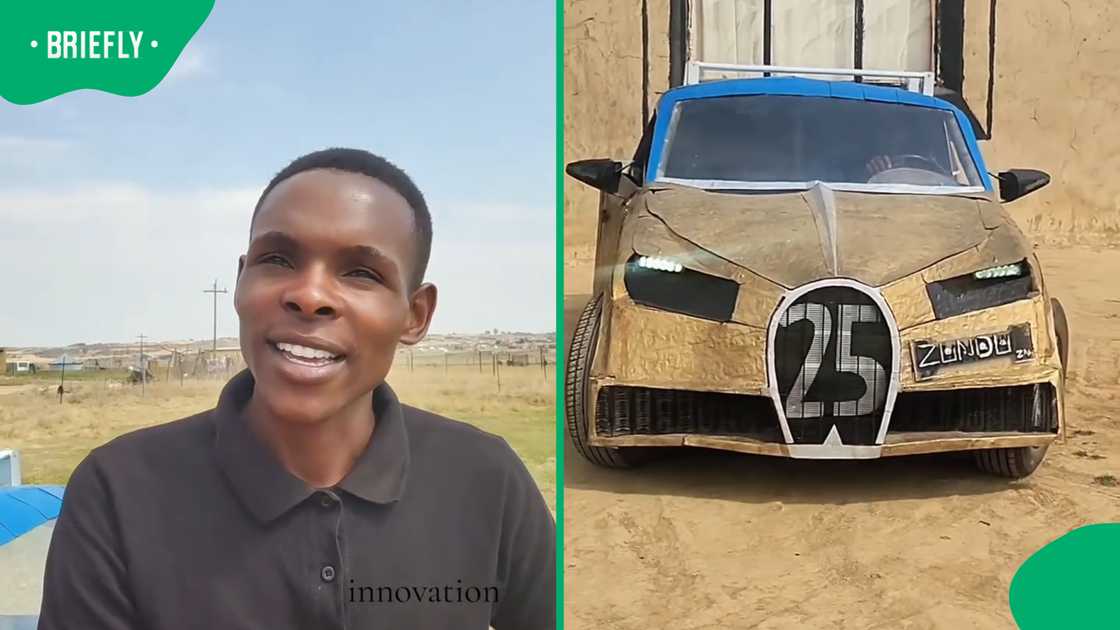 Bergville man’s homemade Bugatti-style car leaves Mzansi impressed