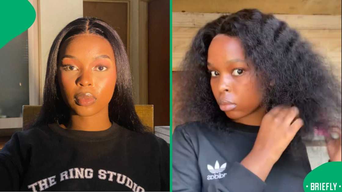 A Mzansi hun shared her joyful expression after trying on her favourite dress A Mzansi hun shared her joyful expression after trying on her favourite dress