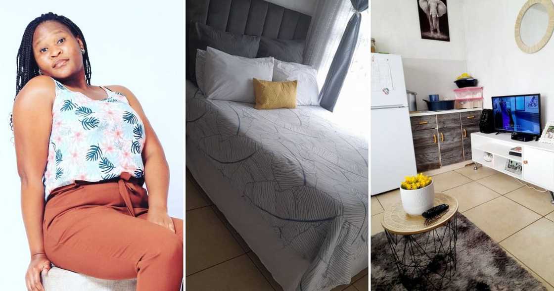 A lady showed off her gorgeous, one-roomed home online A lady showed off her gorgeous, one-roomed home online