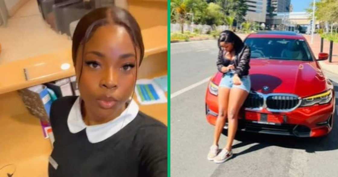 TikTok video of woman showing life changes in one year TikTok video of woman showing life changes in one year