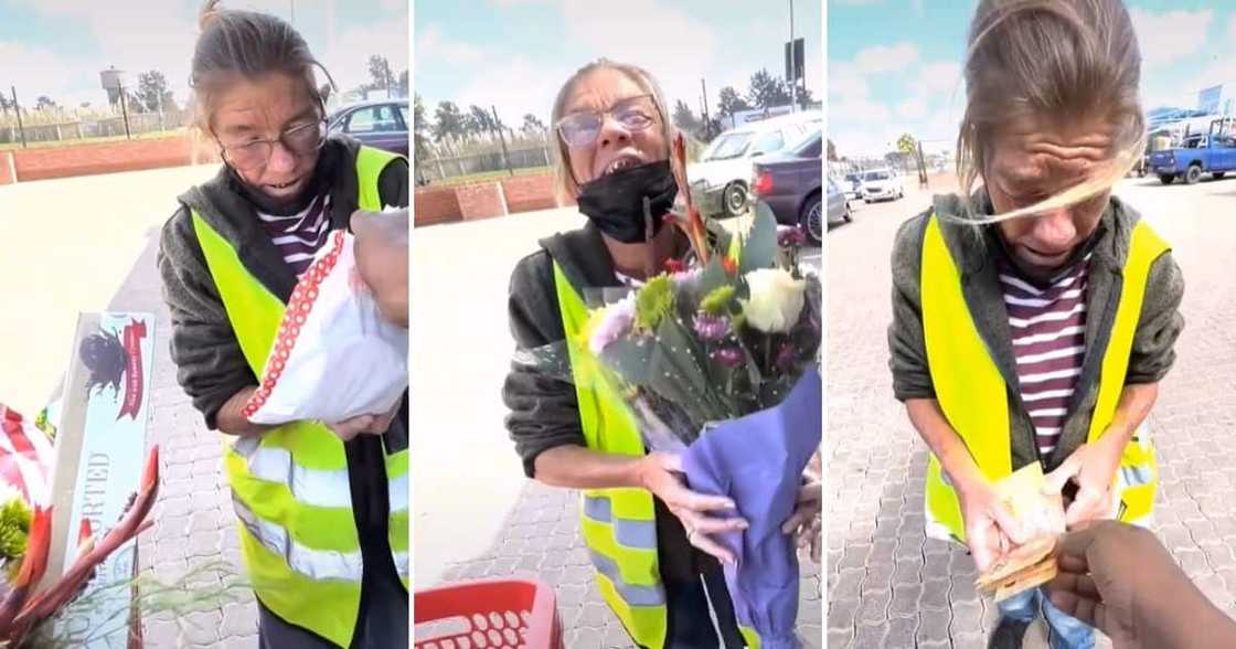 BI Phakathi, Car Guard, Pie, Flowers, Food, Money BI Phakathi, Car Guard, Pie, Flowers, Food, Money