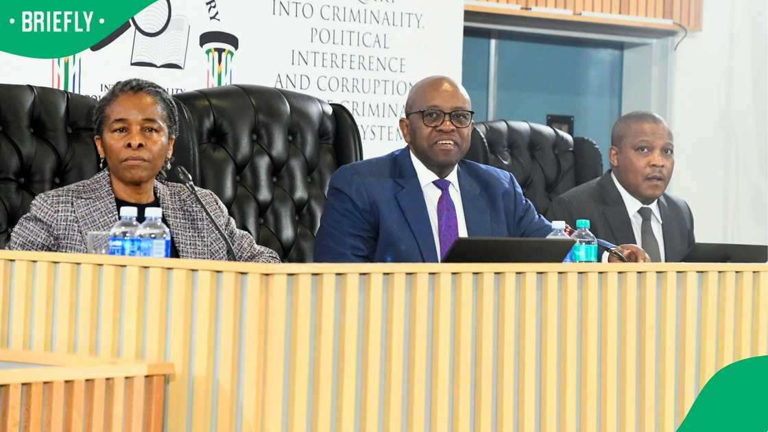 Brown Mogotsi complained to the commissioners about the evidence leader