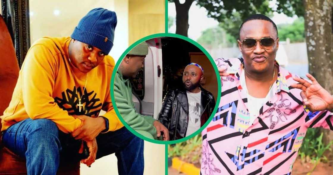 'Uyajola 9/9' host Jub Jub listening to one Gqeberha man's pleas. 'Uyajola 9/9' host Jub Jub listening to one Gqeberha man's pleas.