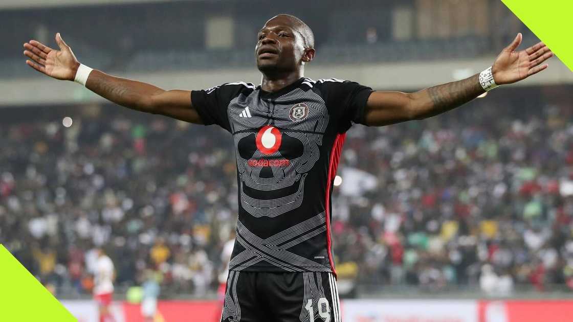 Tshegofatso Mabasa scored a hattrick for Orlando Pirates.